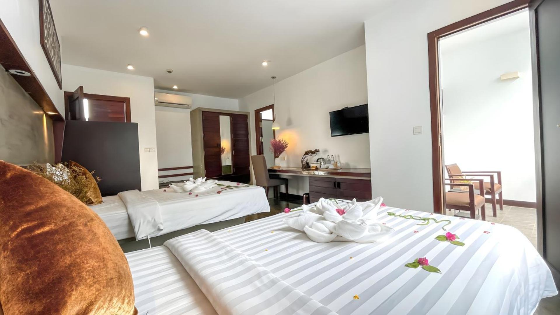 Hotel The Calm Oasis Ciudad de Siem Riep Habitación foto
